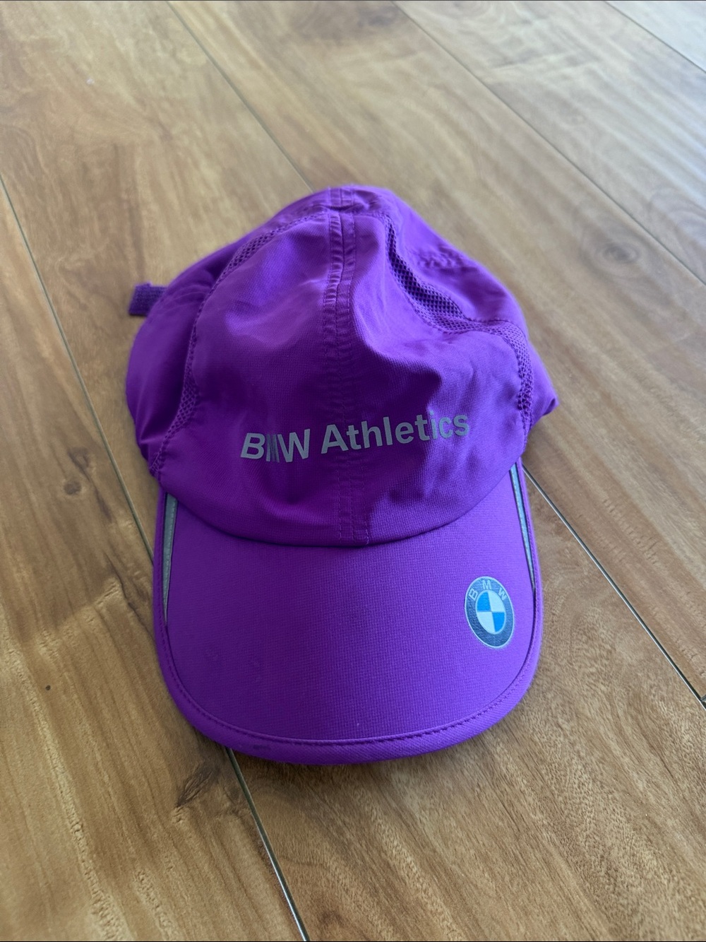 BMW Athletics Purple Running Cap